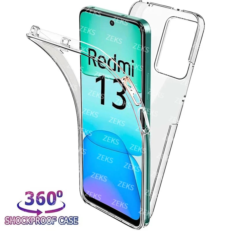 Silikonový kryt na celý telefon, odolný proti nárazům a pevný kryt, ochrana pro více modelů Android