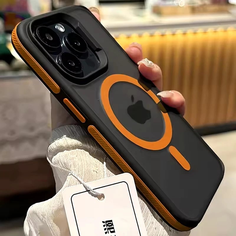 Magnetický matný kryt na telefon pro iPhone 11 12 13 14 15 16 Pro Max s bezdrátovým nabíjením, kompatibilní s krytem