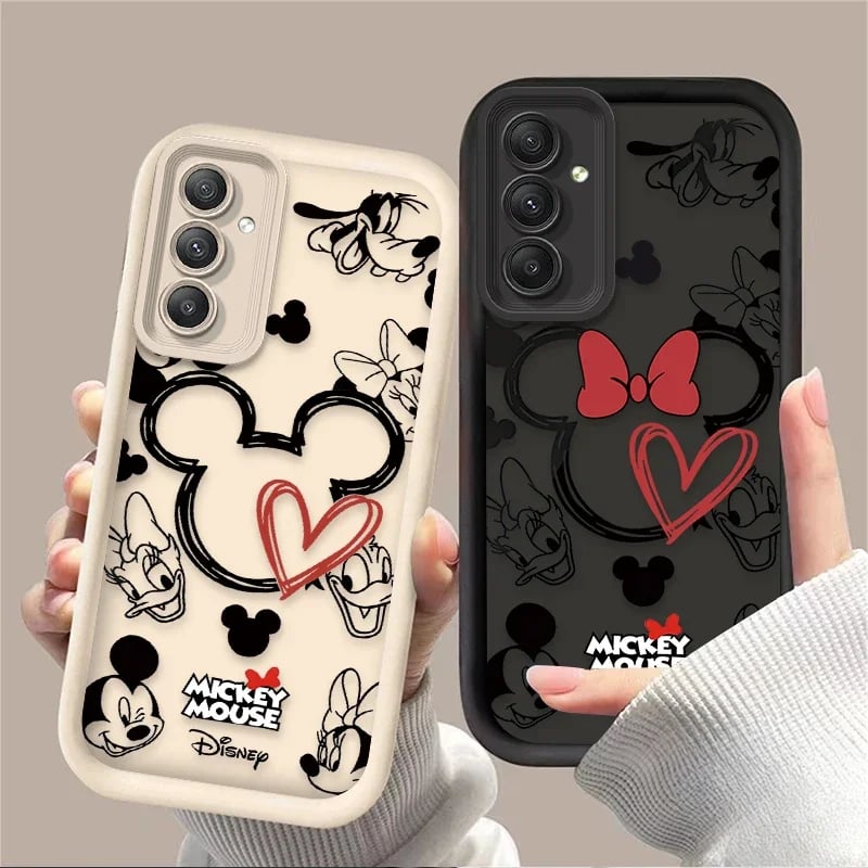 Ochranný kryt s kreslenou myší pro Samsung Galaxy S25 S24 S23 S22 S21 A54 A34 A14 A73