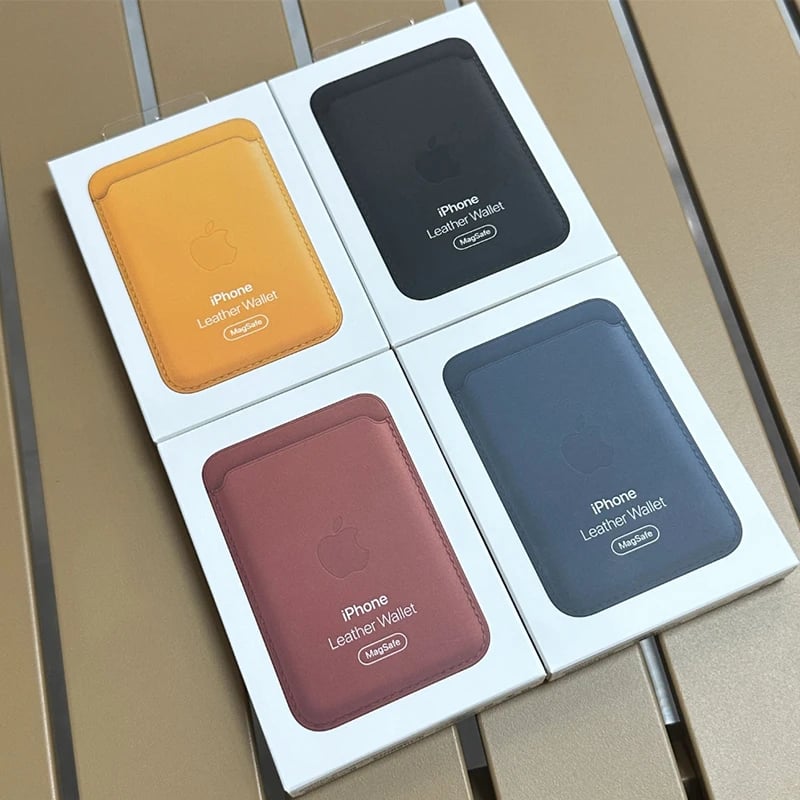 Magnetická kožená peněženka s držákem karet pro iPhone 16 15 14 13 12 Pro Max