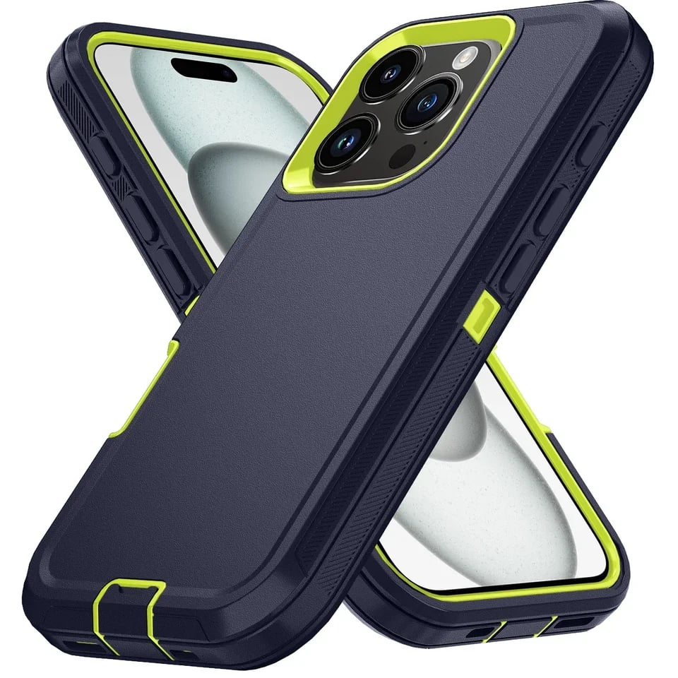 Nárazuvzdorné odolné pouzdro na telefon s klipem na opasek pro iPhone 16 15 14 13 12 11 Pro Max XS 8 7 SE