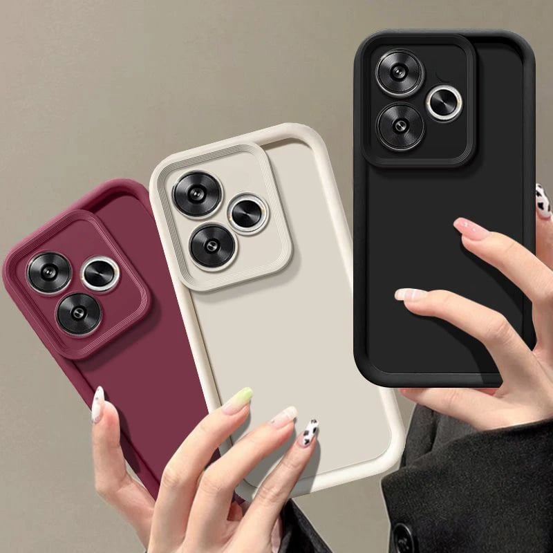 Pouzdro na telefon Redmi 13, matné, měkké, ochranné, proti pádu, plná ochrana, slim fit