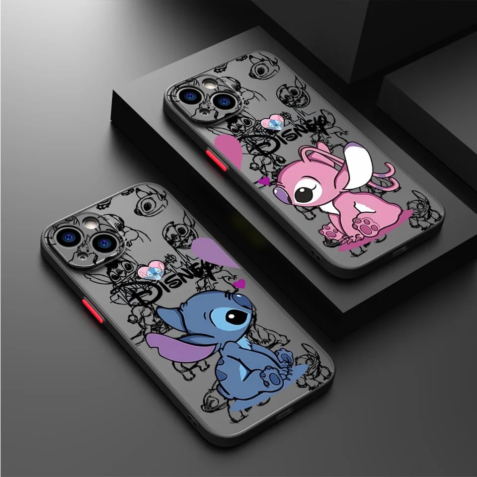 Roztomilý ochranný kryt na telefon s postavičkou pro iPhone 16 15 14 13 12 11 XR XS Pro Max Plus Mini