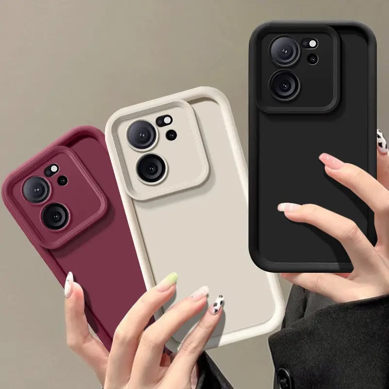 Nárazuvzdorný matný kryt na telefon Xiaomi 13T Pro s ochranou Soft Touch