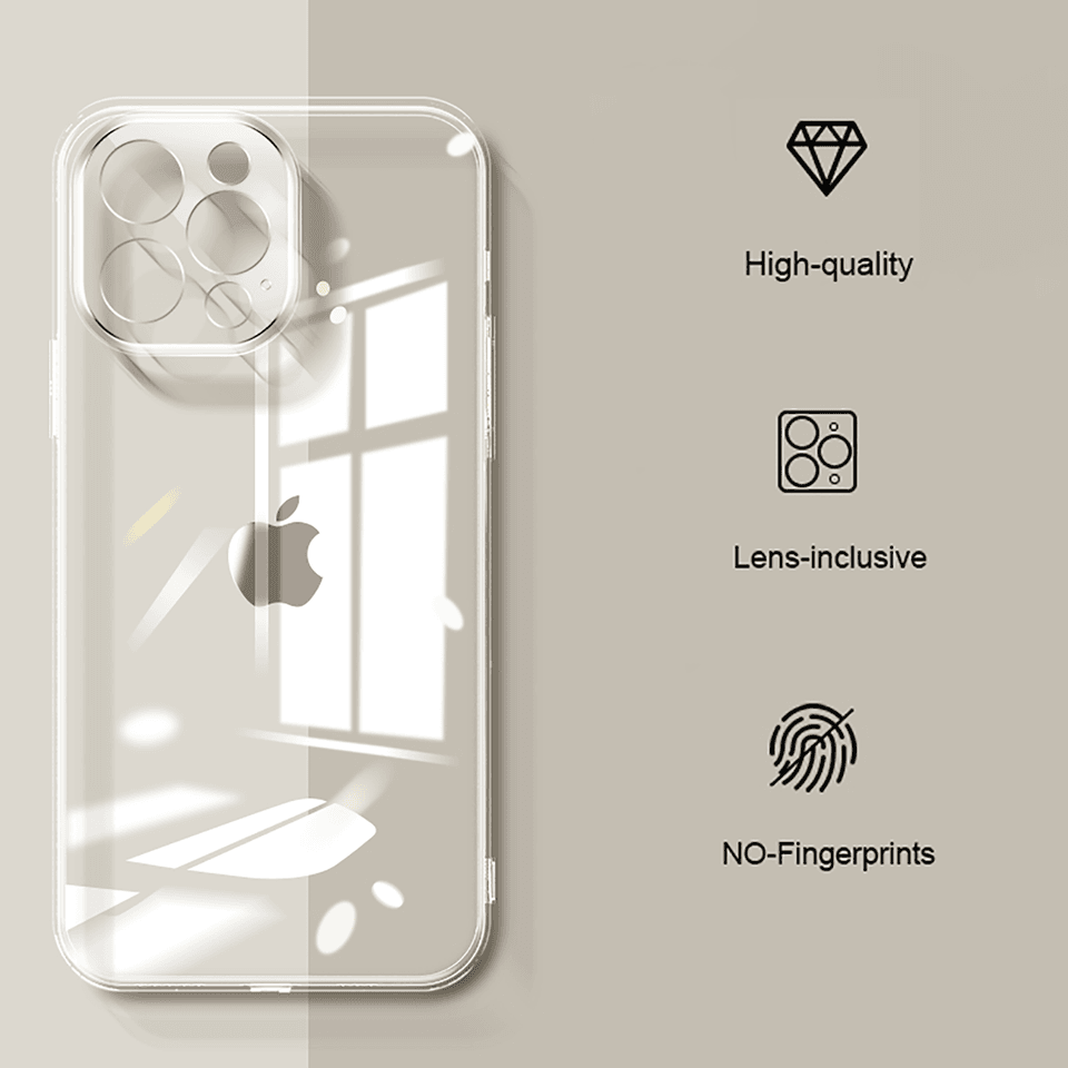 Průhledný ultra tenký silikonový kryt na telefon, průhledný nárazuvzdorný TPU kryt pro iPhone 15 14 13 12 11