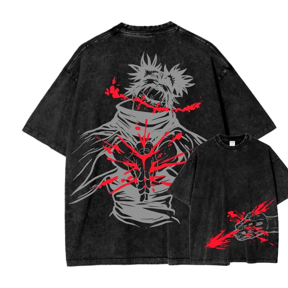 Jujutsu Kaisen Choso tričko pánské bavlněné vintage anime manga casual top
