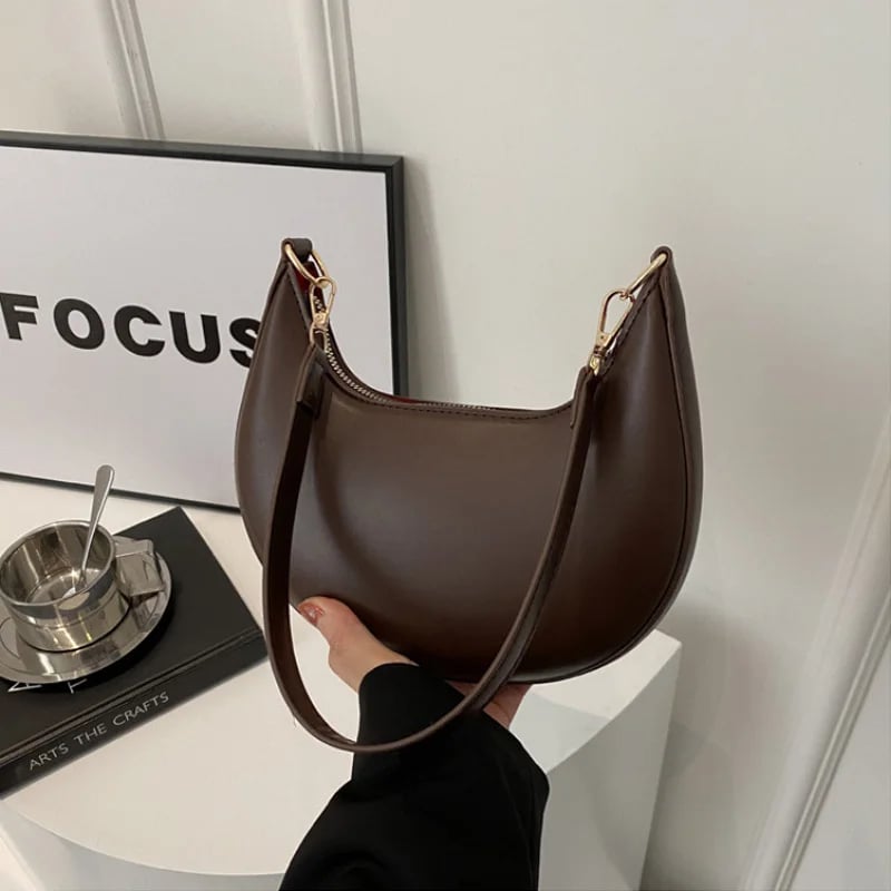 Dámská malá kabelka přes rameno - koženková crossbody taška na večírky a denní nošení
