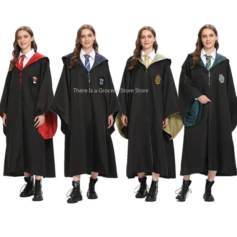 Kouzelný plášť kostým Halloween S-XXL dospělí kouzelnická róba cosplay příslušenství dárek