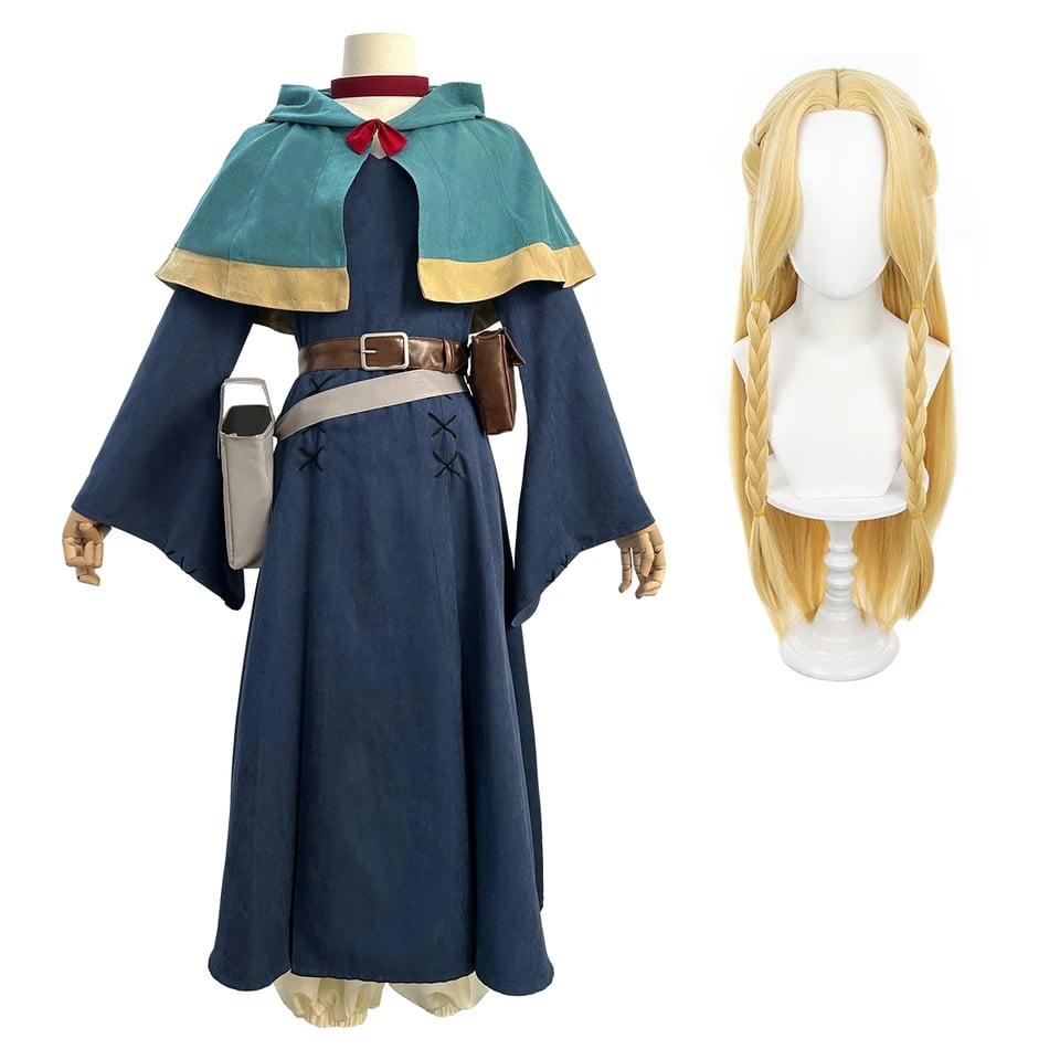 Anime Cosplay Kostým Marcille - Paruka Šála Plášť Šaty Kalhoty Halloween Vánoční Dárek