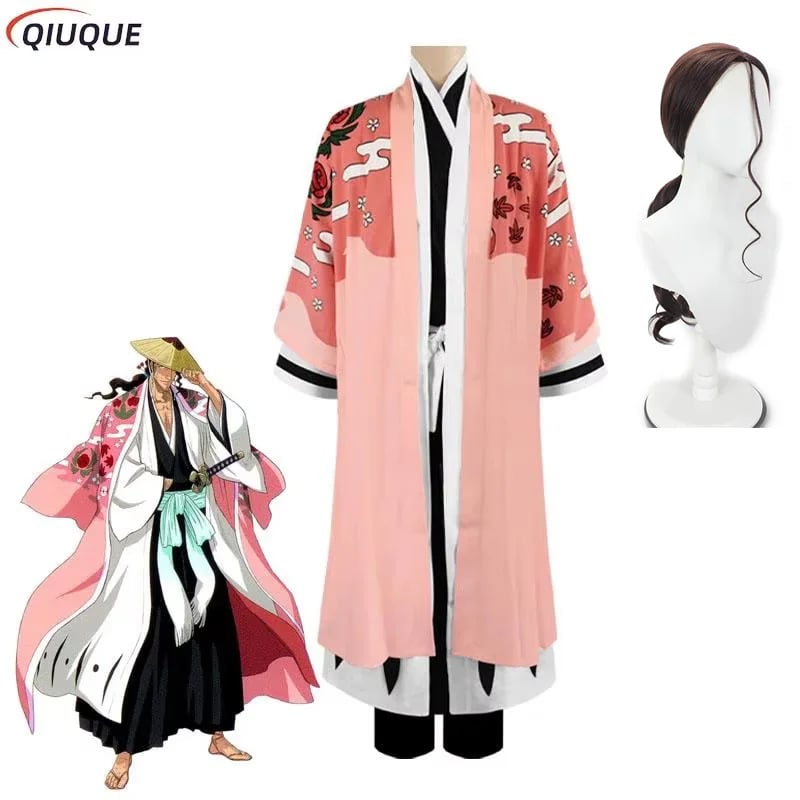 Cosplay kostým Bleach Thousand Year Blood War s parukou uniforma oblečení pro muže párty