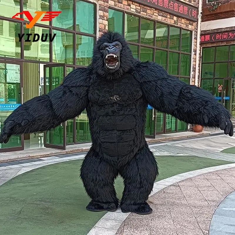 Nafukovací kostým King Kong gorila 2-3M maskot pro dospělé party reklama cosplay