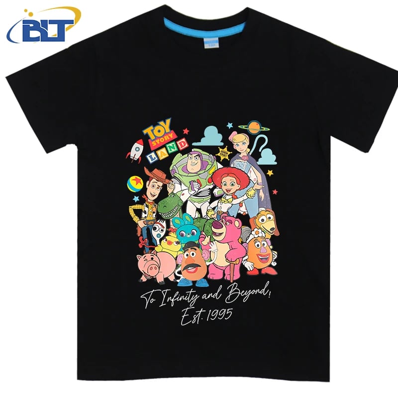 Dětské tričko Toy Story | Kreslený motiv | Bavlněné | Pro kluky a holky 4-12 let