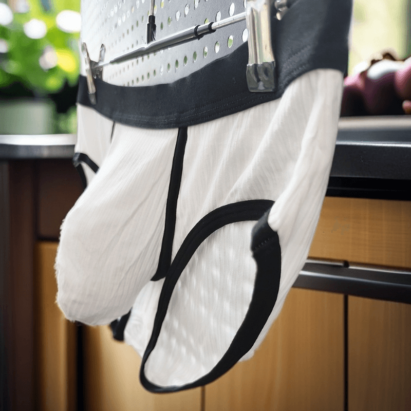 Pánské módní spodní prádlo s velkou kapsou - pohodlné a stylové boxerky