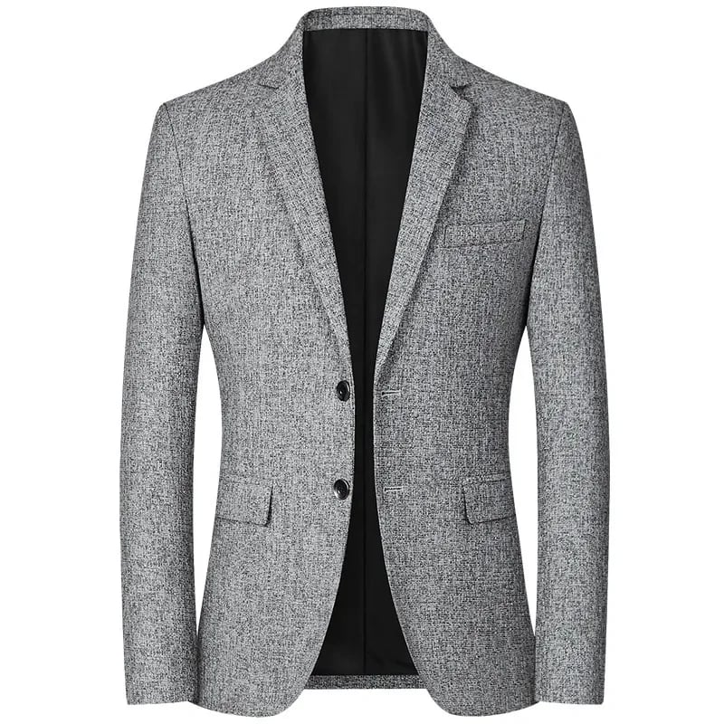 Pánské elegantní sako slim fit - jarní kabát v business casual stylu, vel. S-4XL