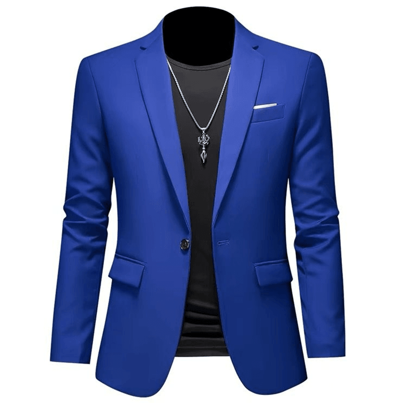 Pánské sako slim fit elegantní společenské béžové v módním designu pro svatbu a kancelář vel. S-3XL