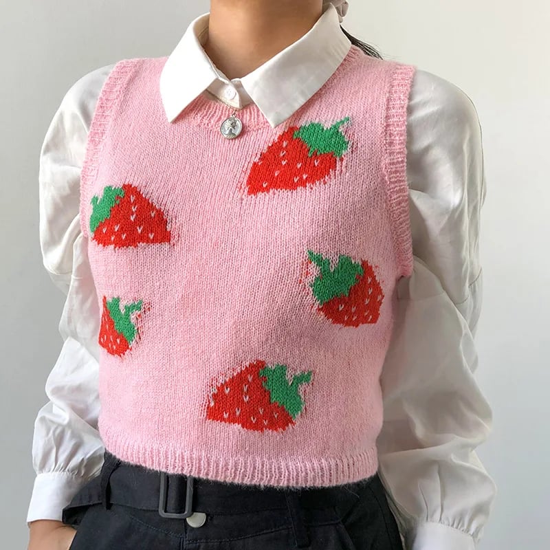 Roztomilá dámská pletená vesta s výstřihem do V - elegantní crop top v pastelových barvách