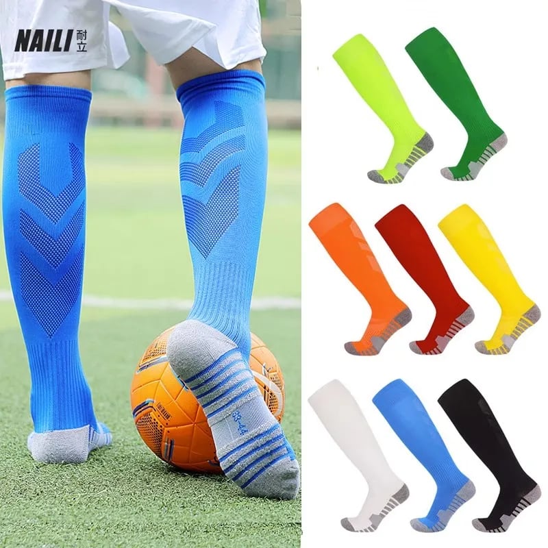 Dětské sportovní kompresní ponožky pro běh cyklistiku fotbal prodyšné elastické