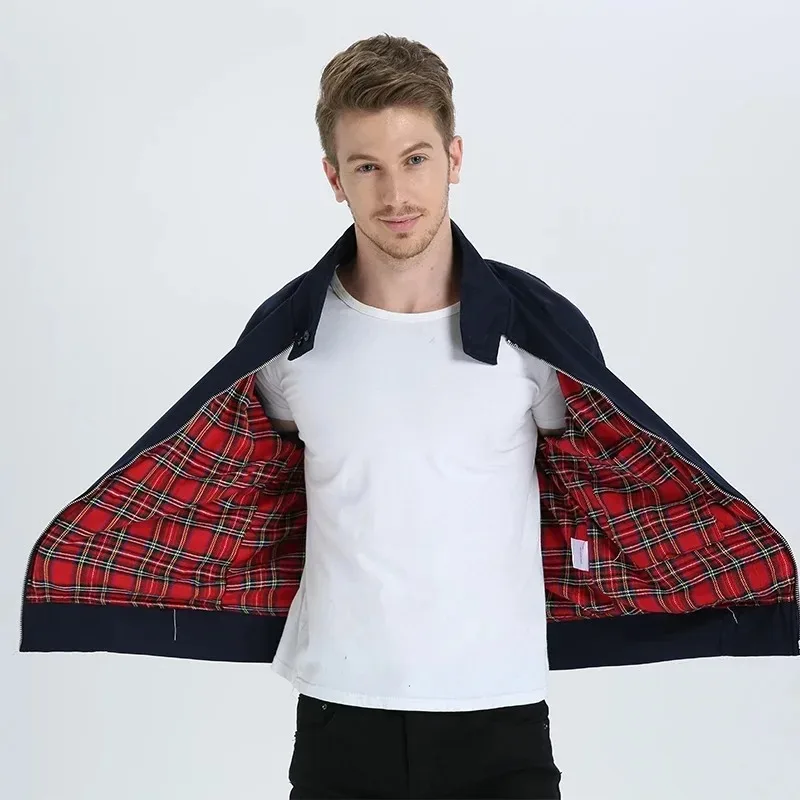 Pánská bomber bunda XXL - jarní/podzimní lehká sportovní mikina se stojáčkem v moderním designu