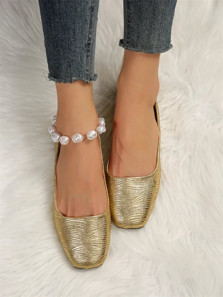 Dámské vyšívané boty s čtvercovou špičkou pohodlné a elegantní na jaro a podzim