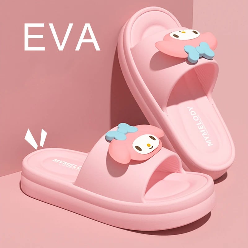 Dívčí měkké EVA pantofle s polstrovanou stélkou vnitřní i venkovní pohodlné slides