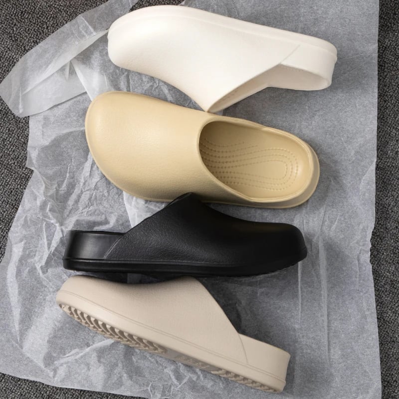 Dámské voděodolné pantofle kuchařská obuv neklouzavá podrážka pohodlné nazouvací do zahrady