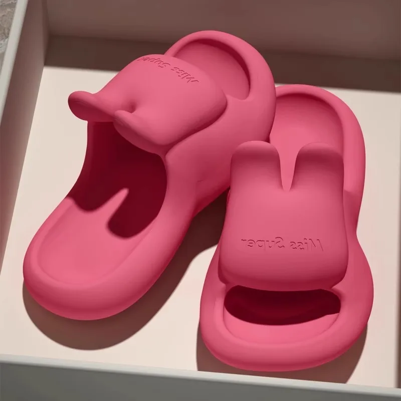 Dámské pantofle s tlustou EVA podrážkou letní pohodlné protiskluzové doma i na pláži