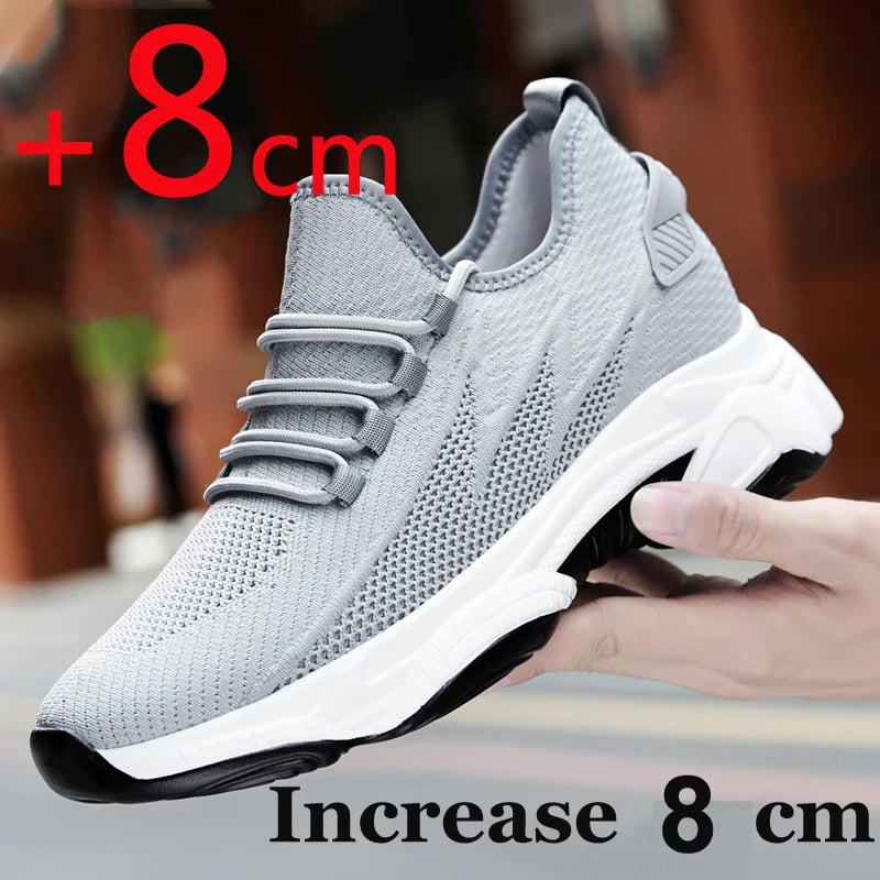 Pánské tenisky s výškovými vložkami 6-8 cm letní prodyšná obuv