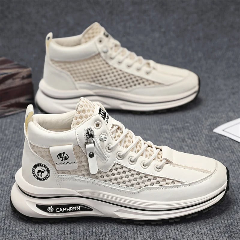 Pánské prodyšné síťové tenisky letní venkovní běh turistika platforma luxusní