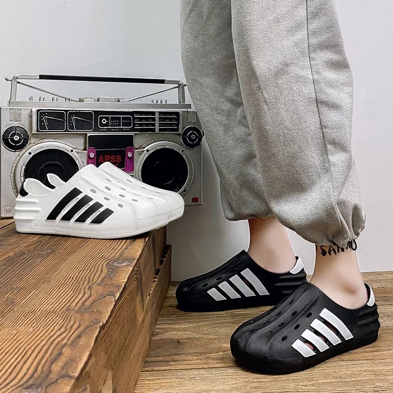 Pánské letní pantofle pro velké velikosti slip-on pohodlné plážové sandály