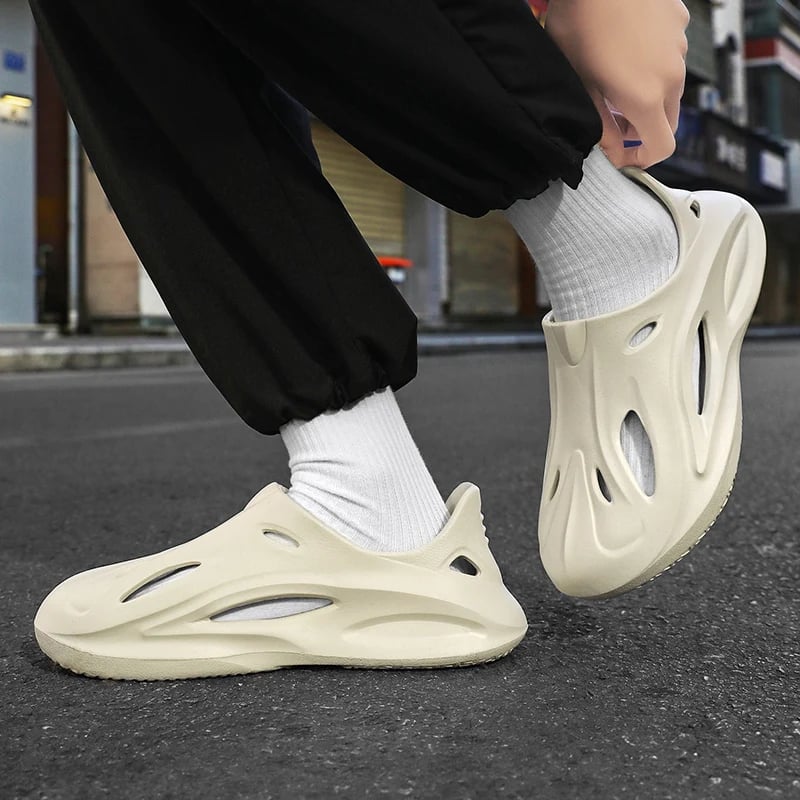 Unisex sandály s uzavřenou špičkou protiskluzové prodyšné do vody velikost 38-45